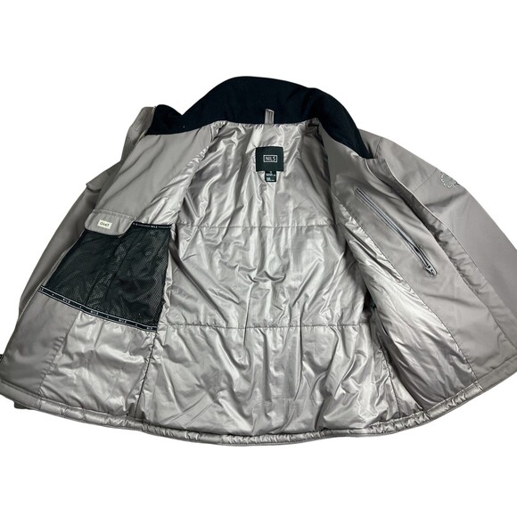 Nils Women's Heavy Winter Coat Size 10 Taupe Belted Insulated Snow Ski Coat - Picture 8 of 16